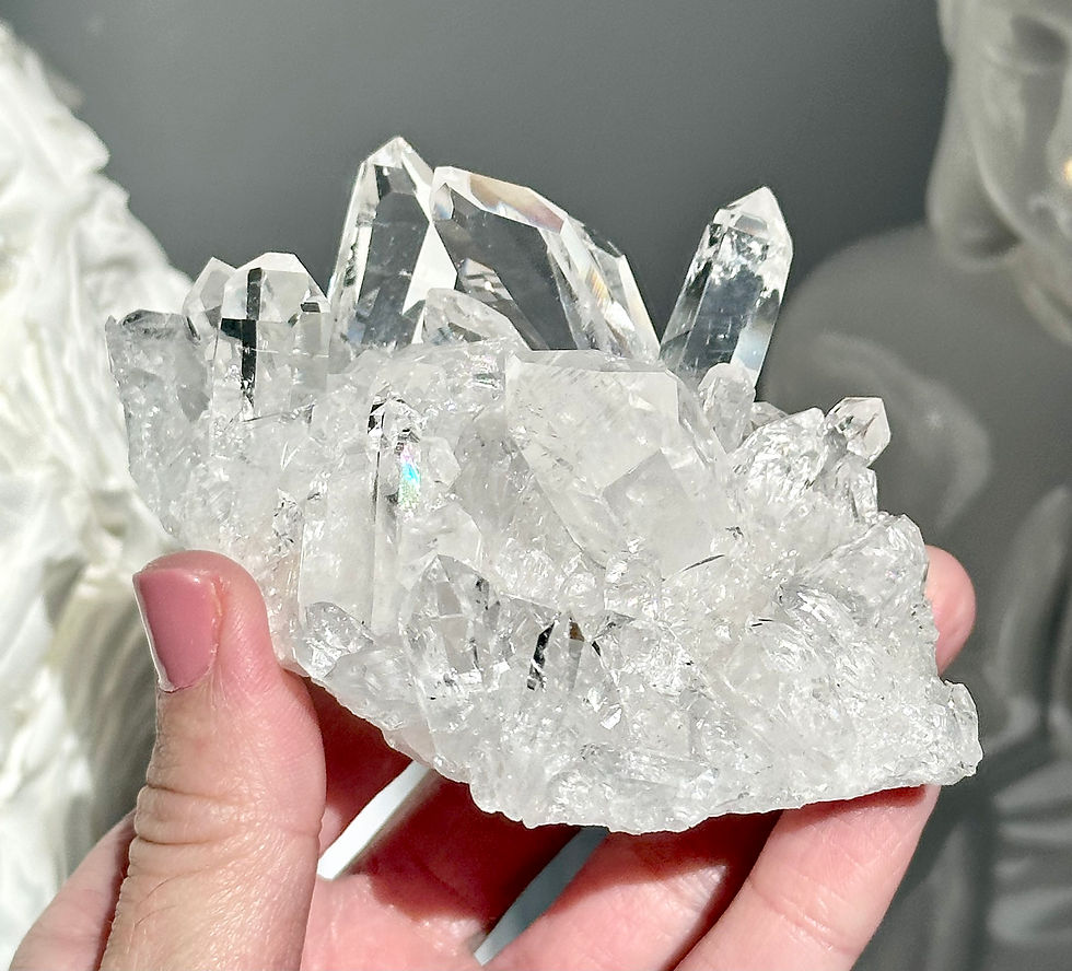 Thumbnail: 3.8” Dazzling Quartz Cluster with Etchings - Corinto, Brazil
