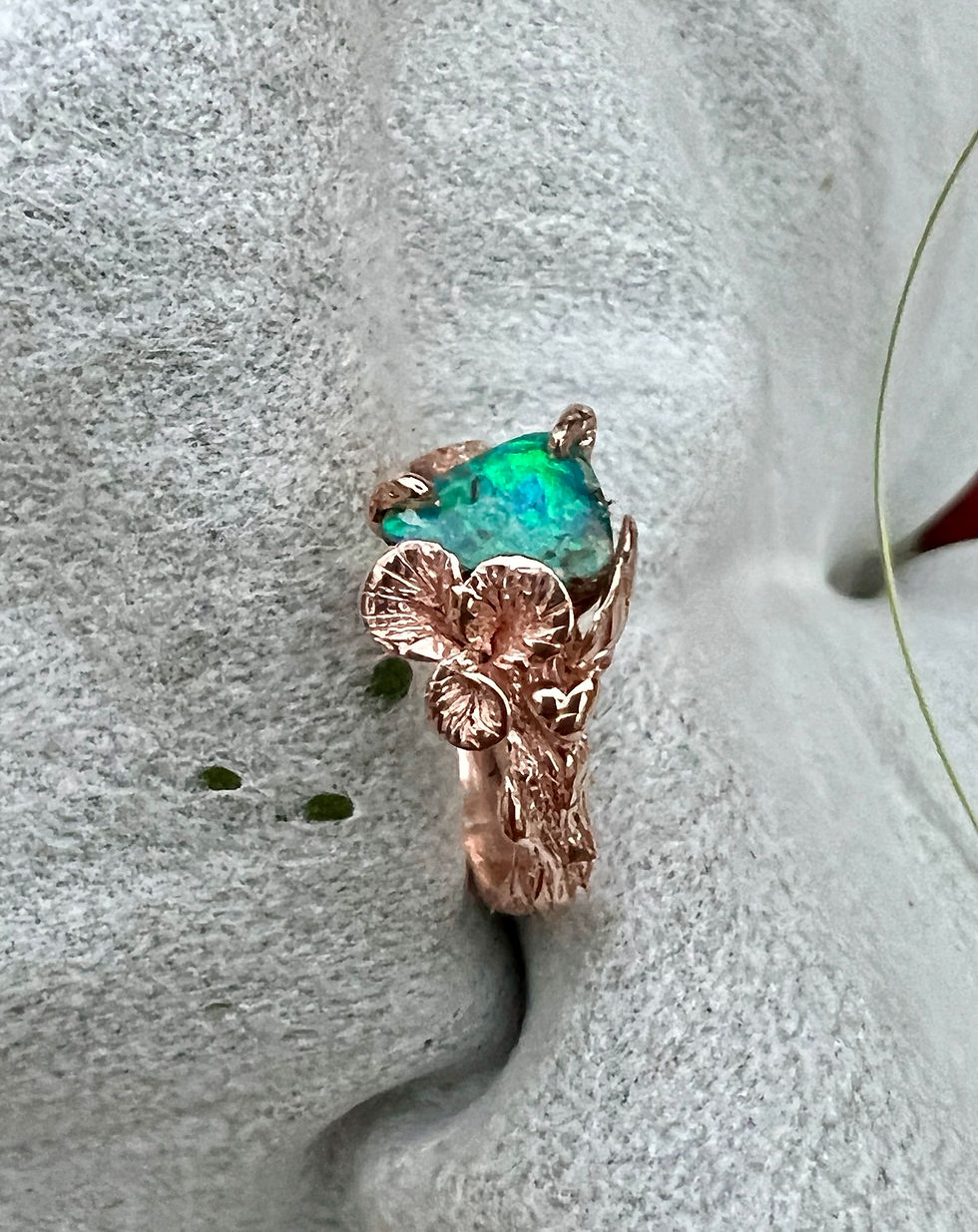 Rose Gold Blossom Ring