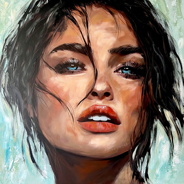 FABIEN NOVARINO FINEART PEINTURE PORTRAIT FEMME