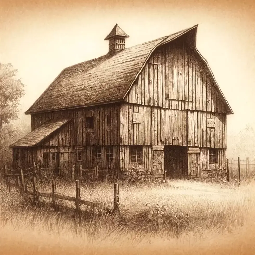 Rooted deep, a depiction of the role barns play in American culture by Greg McNeilly