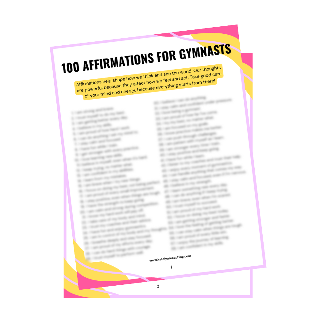 100 Affirmations For Gymnasts
