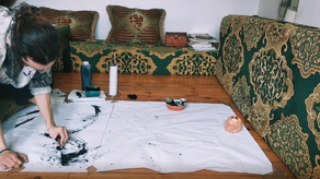 Création de la peinture Manahana Partage (vidéo)