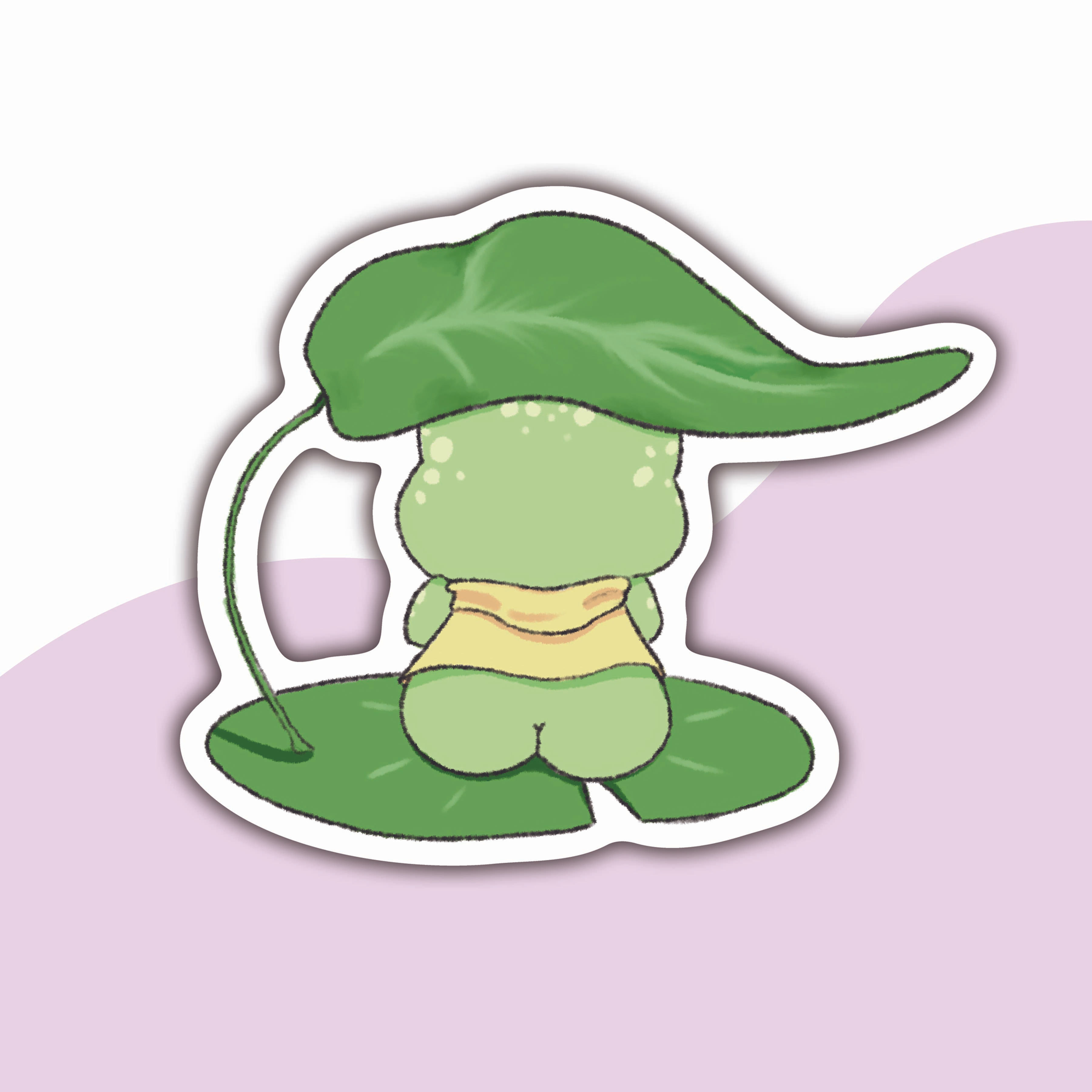 Gilly the Frog Vinyl Sticker
