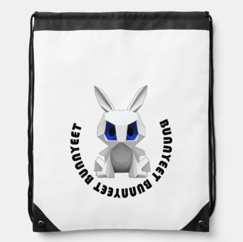 BunnYeet Drawstring Backpack