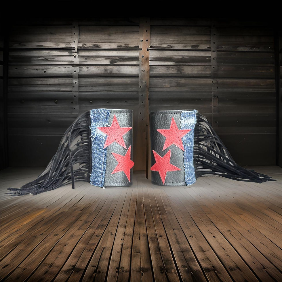 Thumbnail: DENIM LEG CHAPS - Style 2