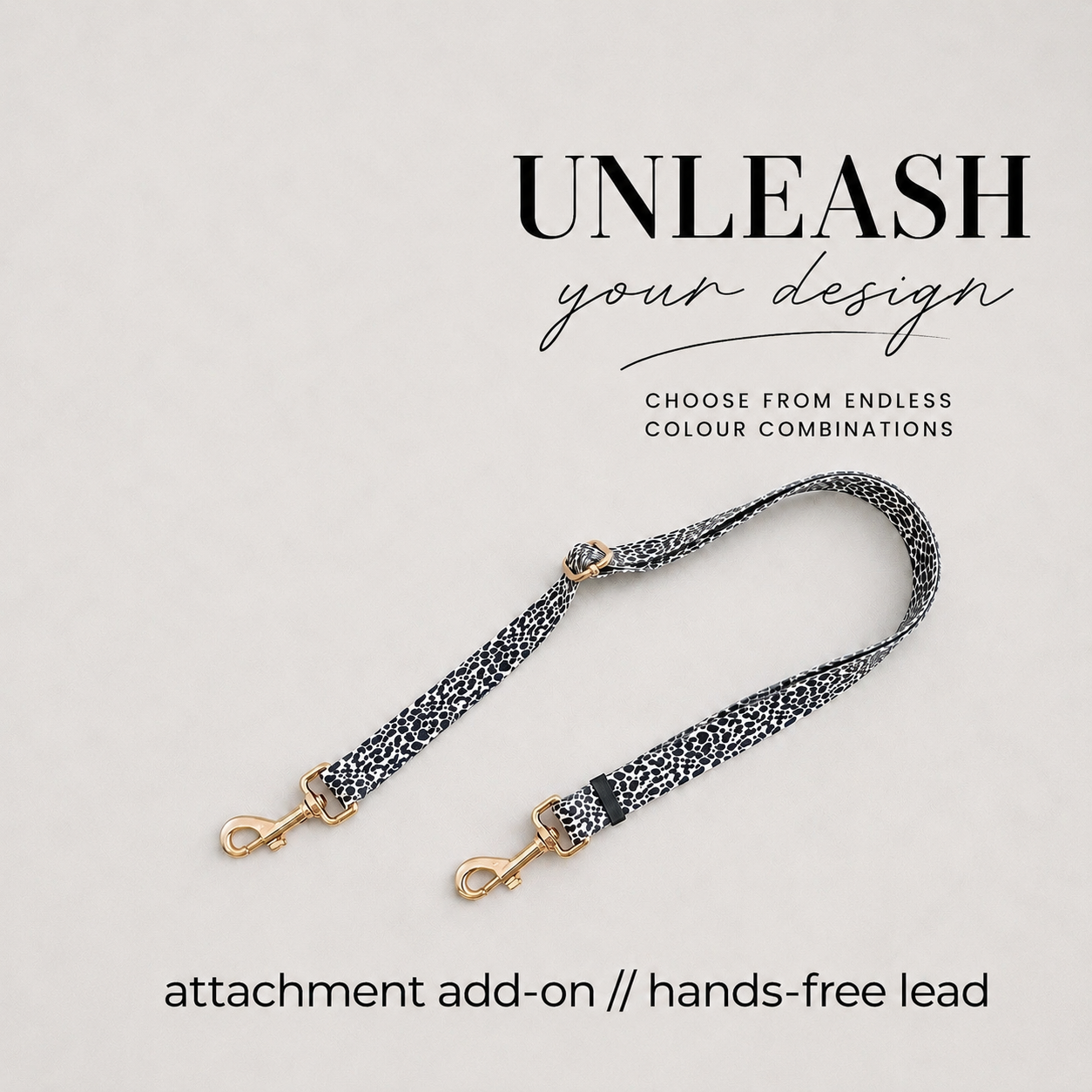 ADD ON - LEASH ATTACHMENT // WEBBING PATTERN