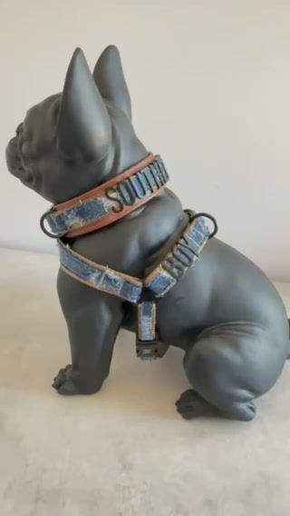 Thumbnail: DARK RIPPED DENIM  COLLAR