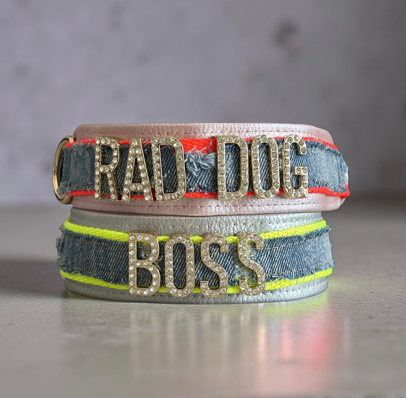 LIGHT RIPPED DENIM COLLAR