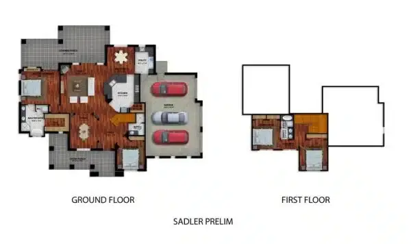 Thumbnail: SOFT CONTEMPORARY FARMHOUSE PLAN