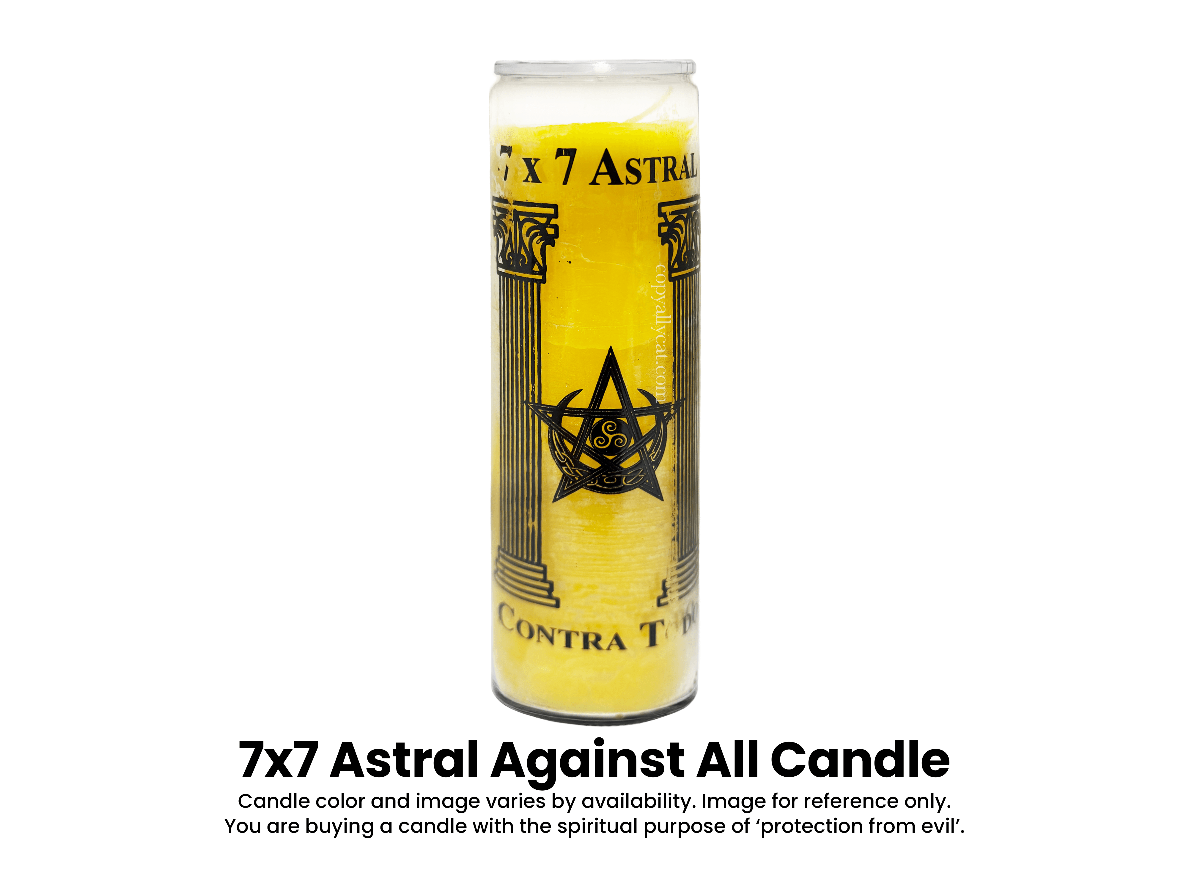 7x7 Astral Against All Candle