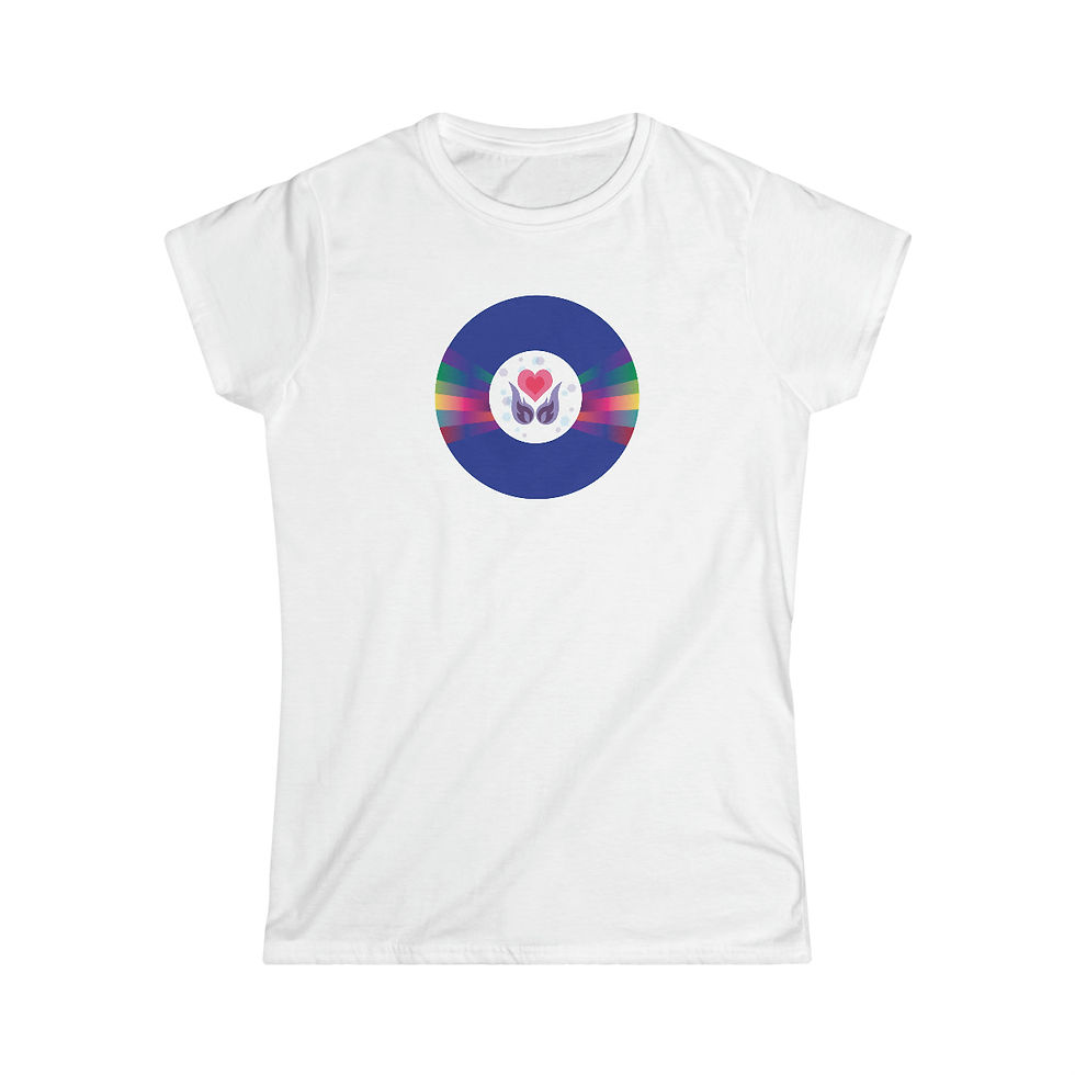 Midnight Prism Collective Rainbow Logo Softstyle Tee