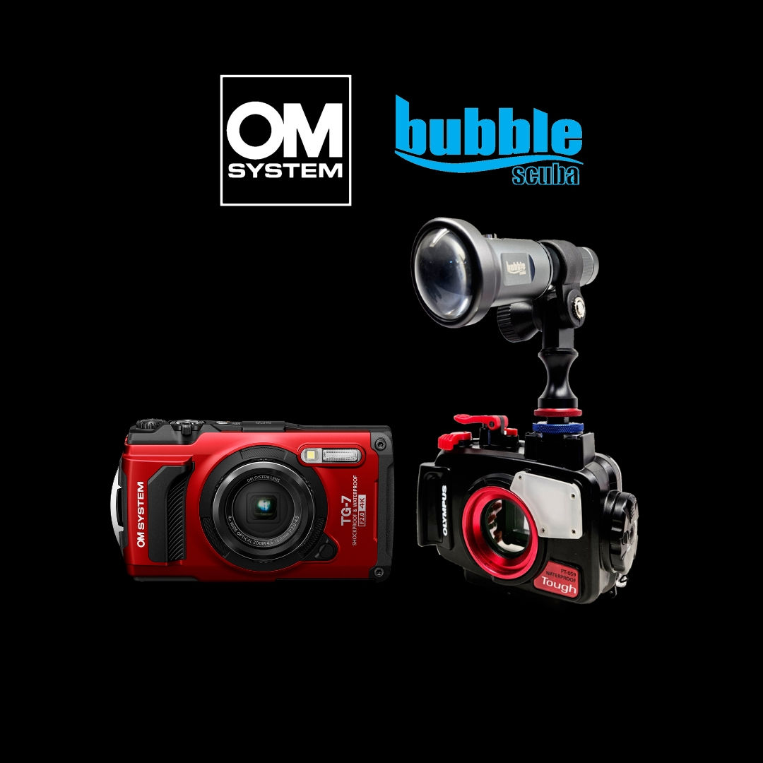 OM System TG-7 + PT-059 + 1600Lm Video Light