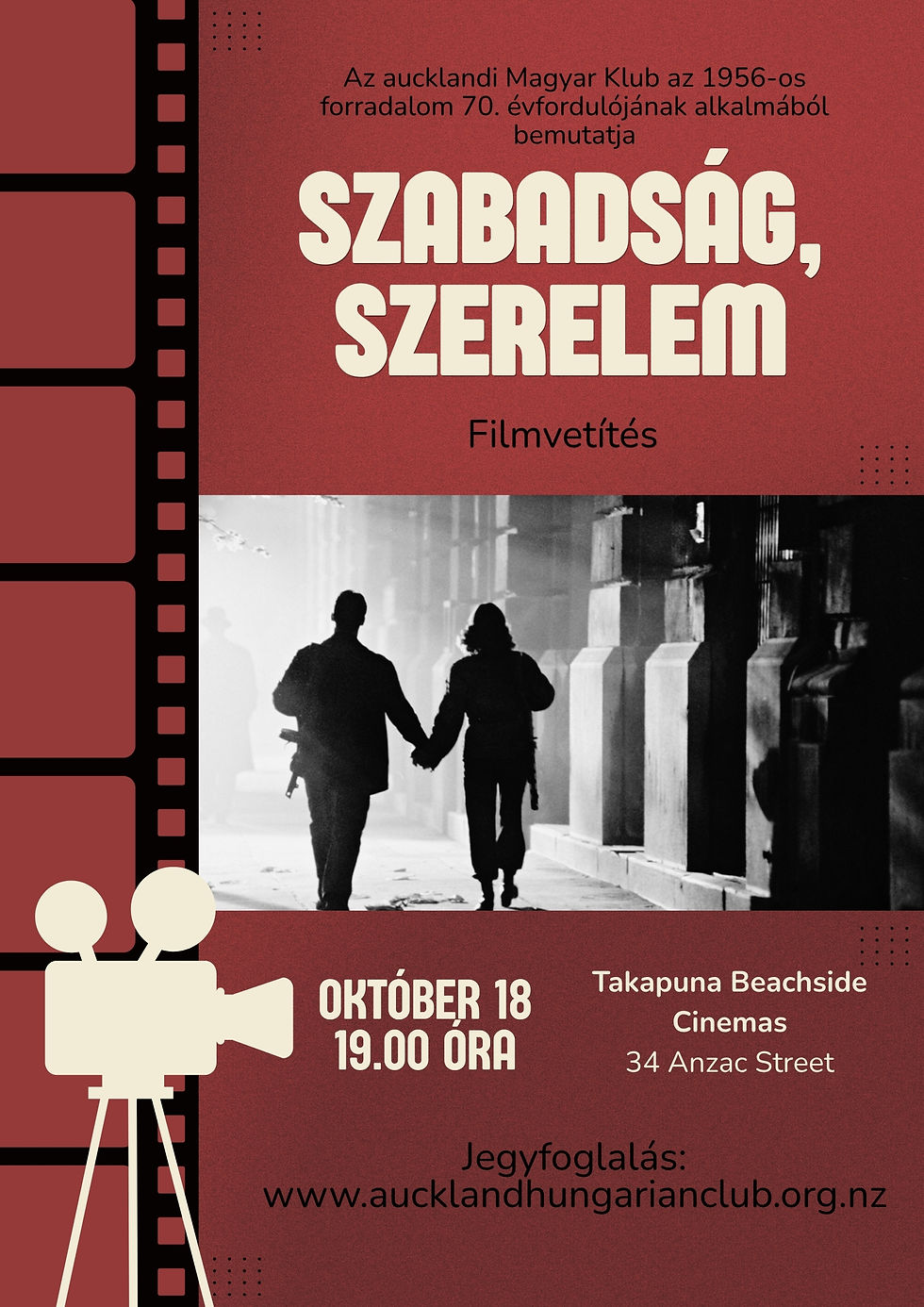 Szabadság, szerelem filmvetítés
