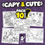 Miniatura: Capy & Cute Bundle – 10 Printable Capybara Coloring Pages | Digital PDF Kit