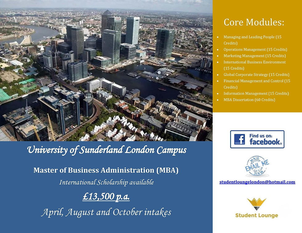 MBA April intake with scholarship