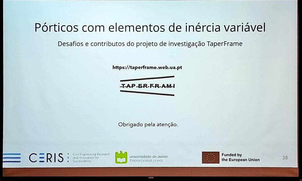 Carlos Couto (Taperframe) - pórticos com elementos de inércia variável