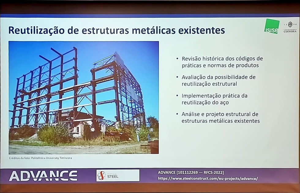 Helena Gervásio (Advance) - Roteiro para reutilização de estruturas metálicas existentes.