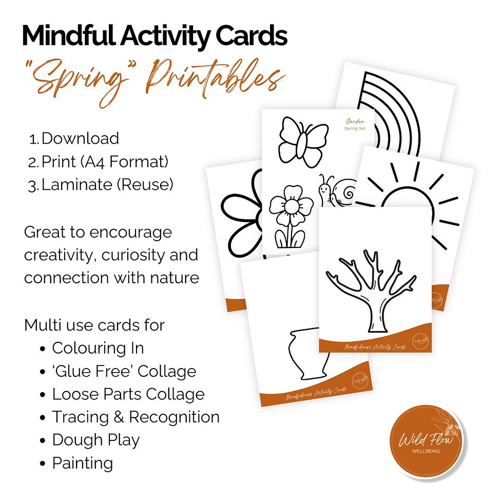 Thumbnail: 'Spring' Mindful Activity Cards Set of 6