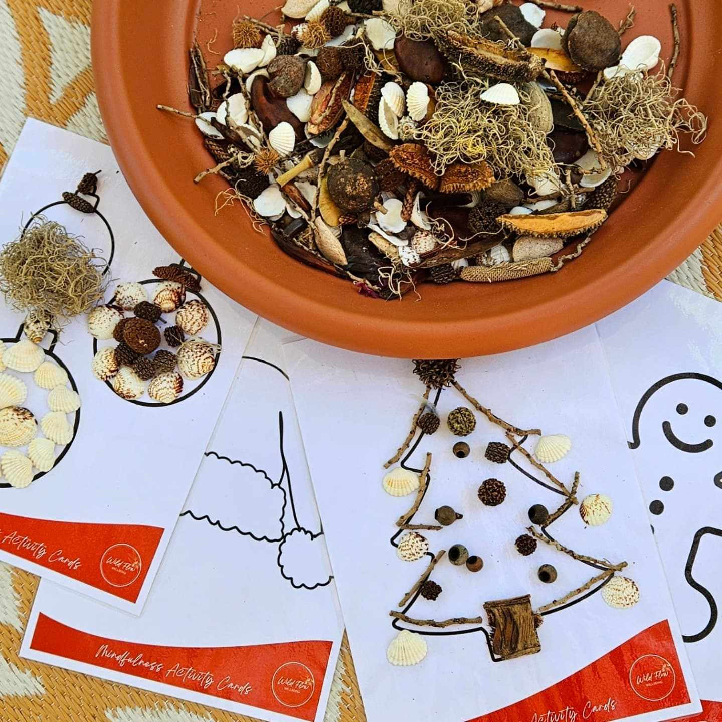 'Christmas' Mindful Activity Cards Set of 6