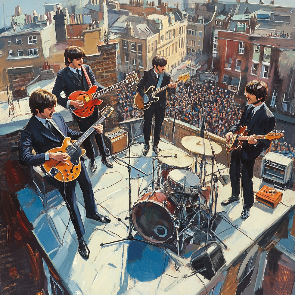 Quando os Beatles tocaram para o céu