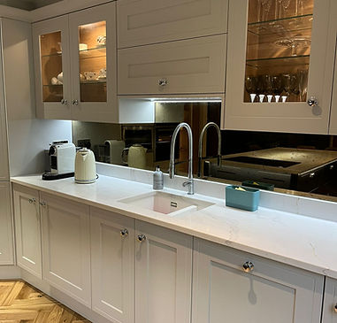 Traditional painted kitchens designed, supplied and installed by Sheffield Solid Surfaces