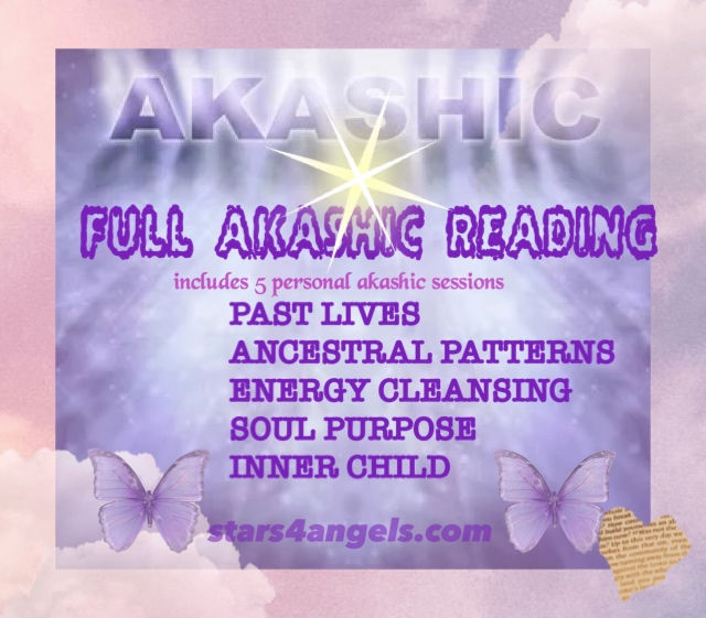 Thumbnail: Full Akashic Records Readings 5 Sessions, Healing Past Lives, Ancestral, Soul P.