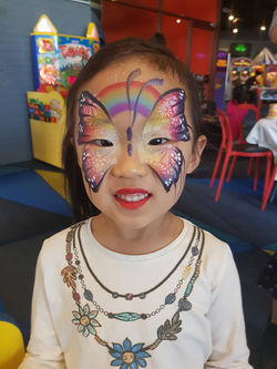 Rainbow Butterfly Girl 2