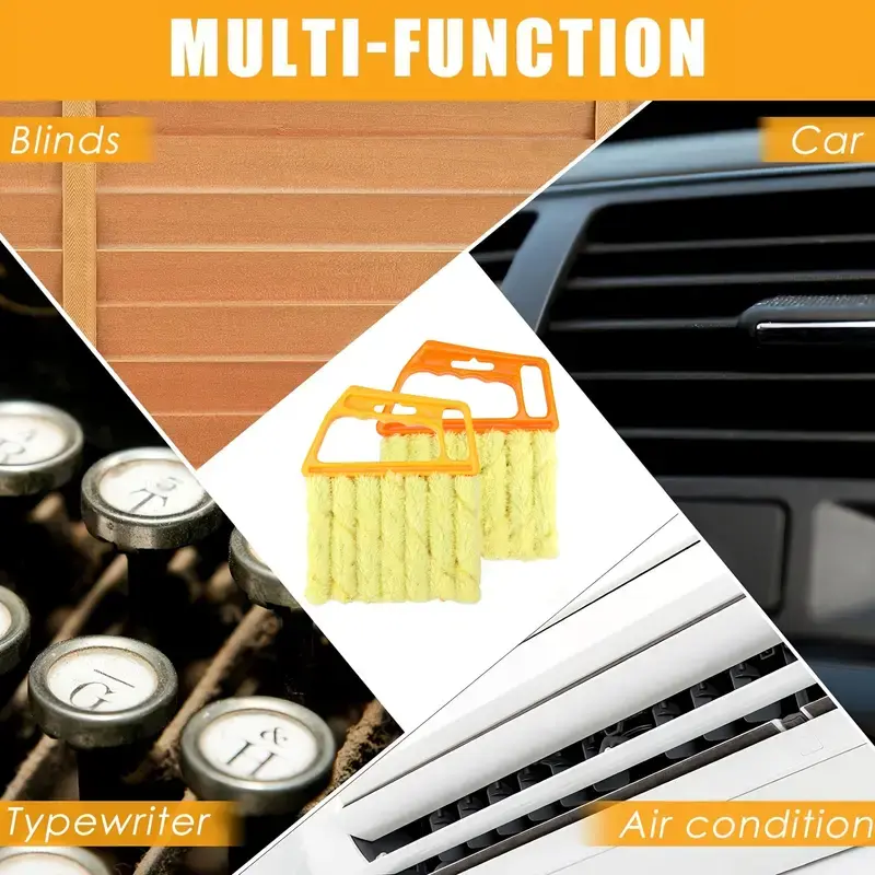 1pc/2pcs Spazzola Per La Pulizia Delle Tende, Mini Spazzola Portatile Per Rimuov