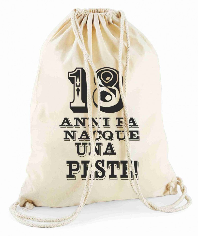 Borse e zaini con un solo lato stampato