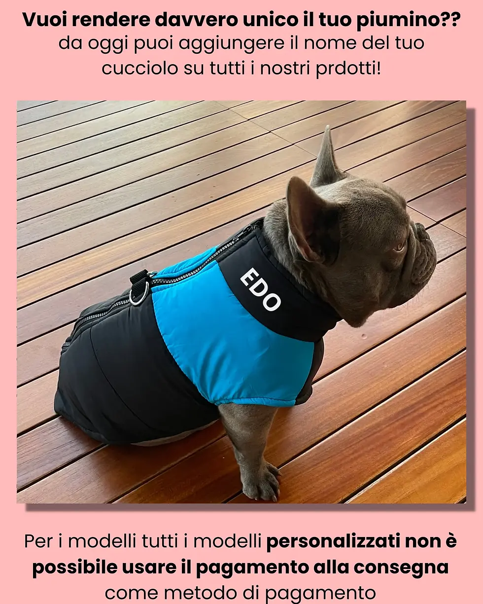 Miniatura: PIUMINO PETTORINA INTEGRATA PERSONALIZZABILE