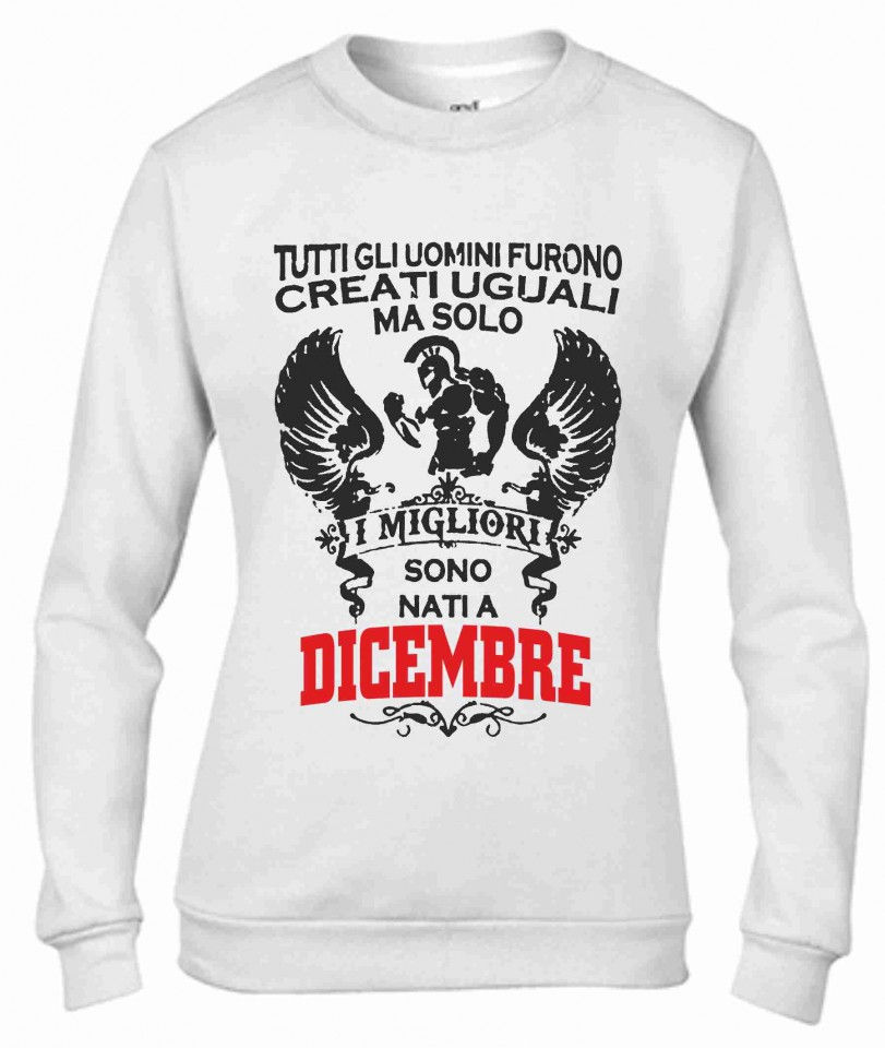 Felpa girocollo Fashion personalizzata con il tuo "MESE" preferito