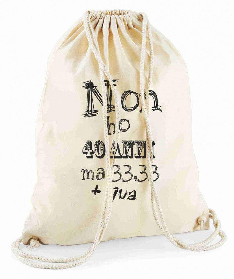 Borse e zaini con un solo lato stampato