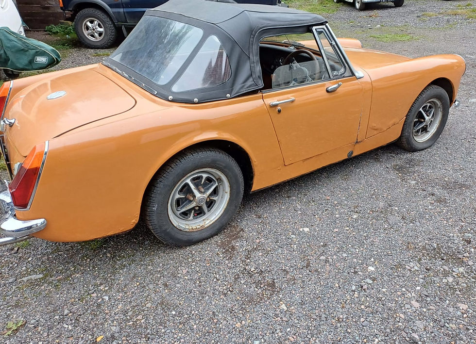 Thumbnail: Sold Mg midget 1275cc starts and drives project 