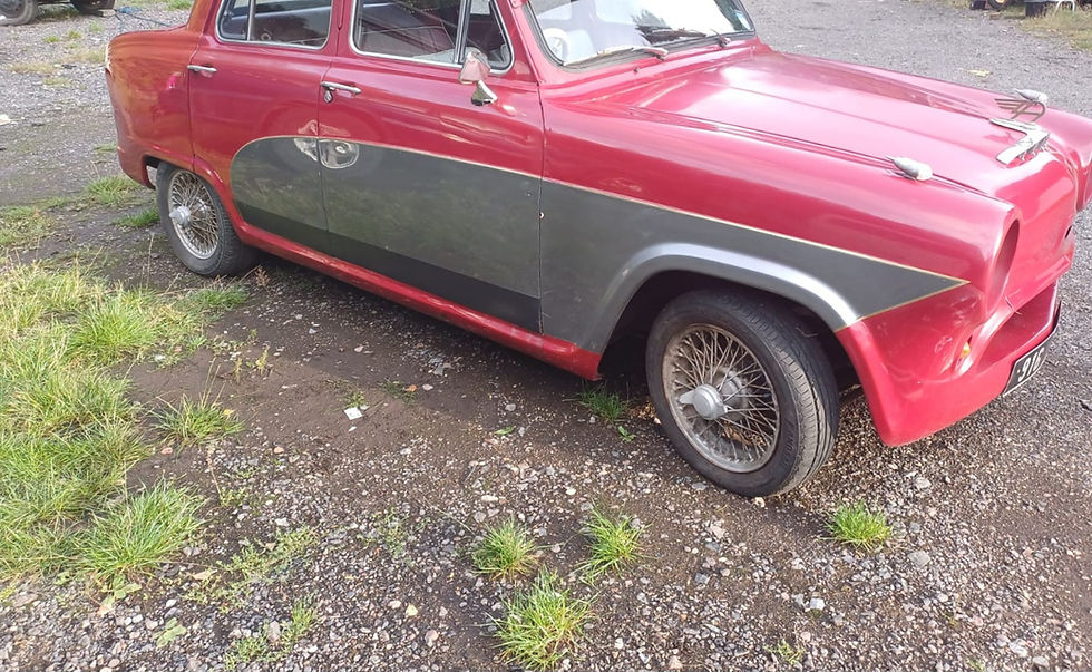 Thumbnail: Sold 1953 austin a40 cambridge hot rod with mgb 1800 running gear.
Project.