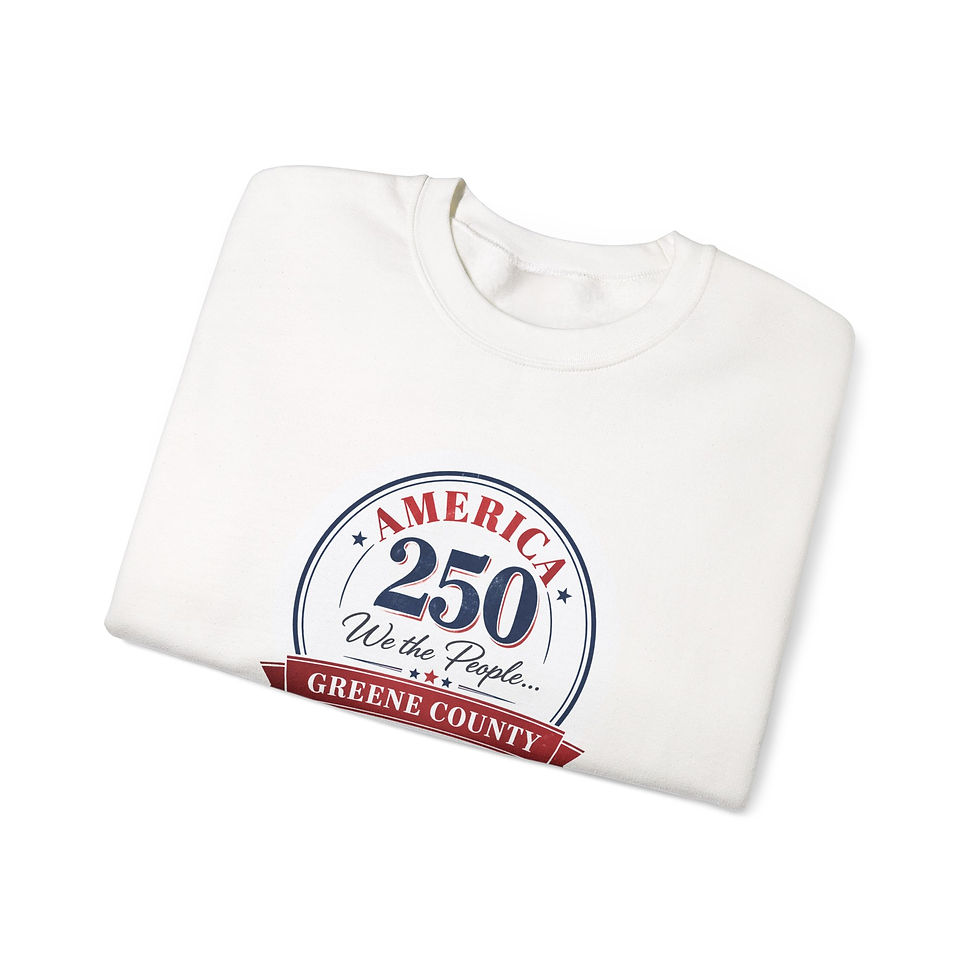 Thumbnail: Greene County America 250 "Medallion" Crewneck Sweatshirt 