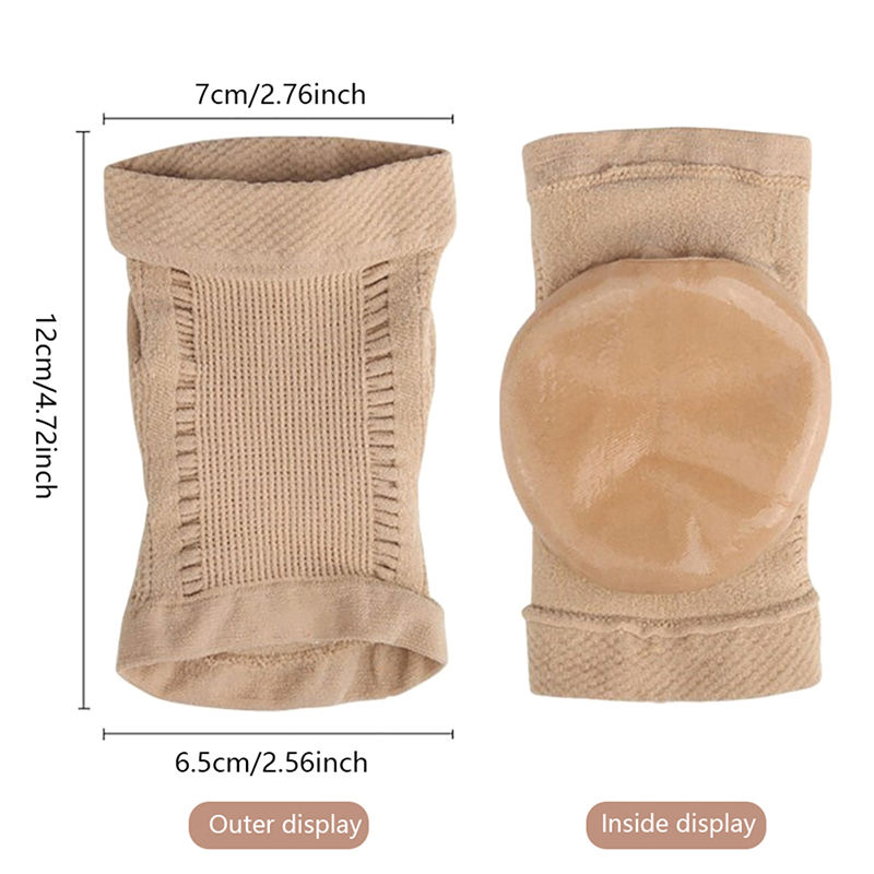 Thumbnail: 2PCS Gel Silicone Heel Protector Sleeve Heel Pads Heel Cups Plantar Fasciitis Su