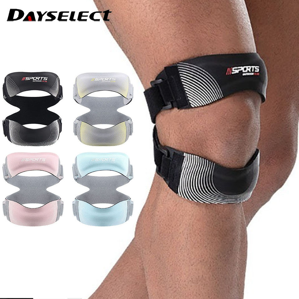 1Pcs Sports Patella Strap Adjustable Knee Sleeve Basketball Compression Knee Pad