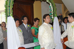 Time to walk on the aisle.