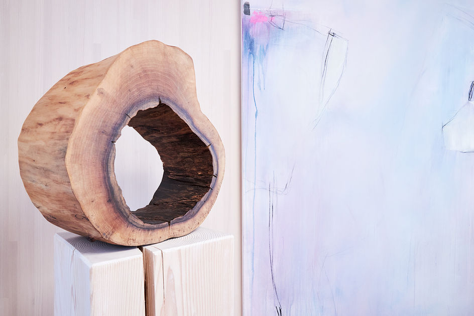 Skulptur color & wood