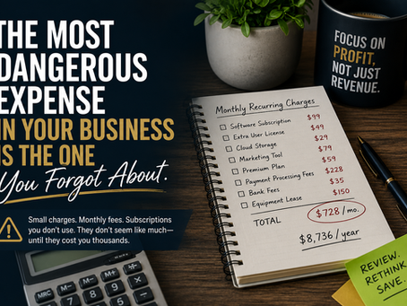 The Most Dangerous Expense in Your Business Is the One You Forgot About