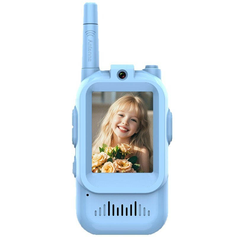 Thumbnail: Mini Video Wireless Walkie Talkies for Kids 2-Pack