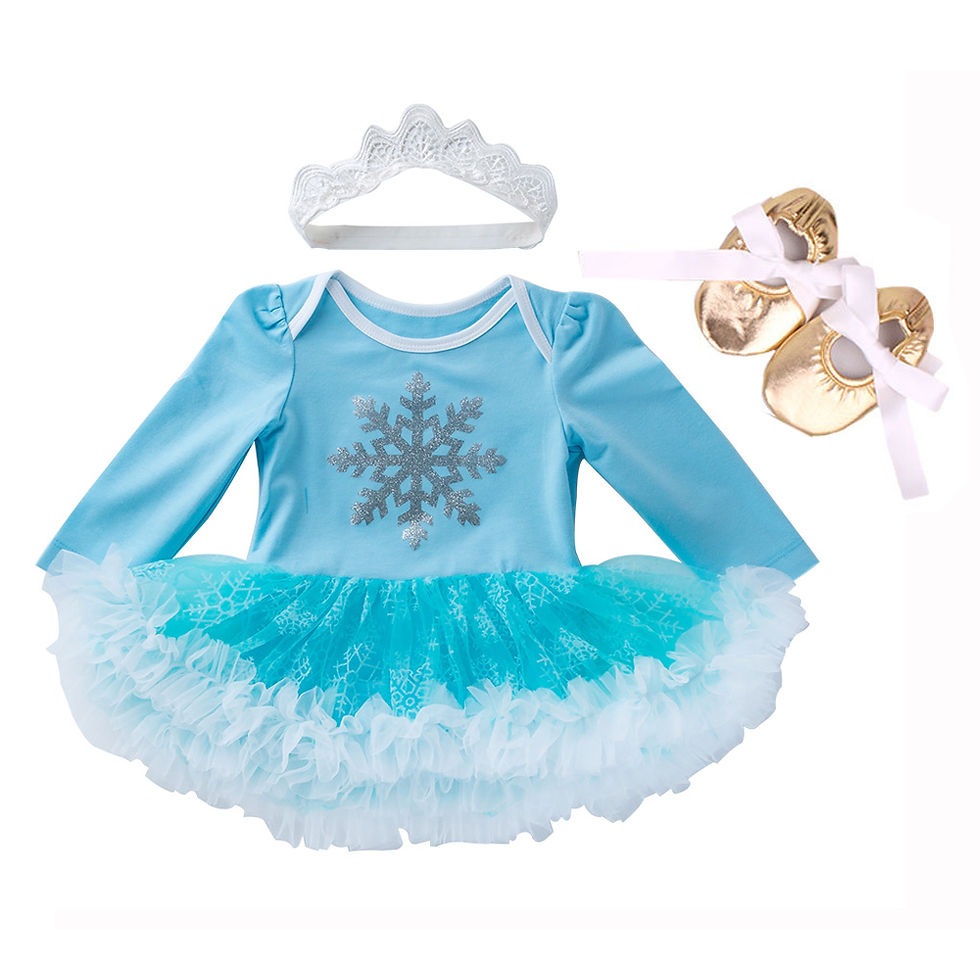Thumbnail: 0-2Y 3pcs Girl Baby Summer Suit Novelty Costume Newborn Clothing Sets Bebe Dress