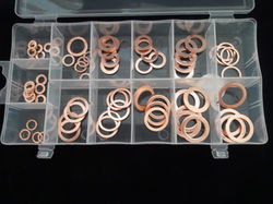 Estuche de rondanas de cobre