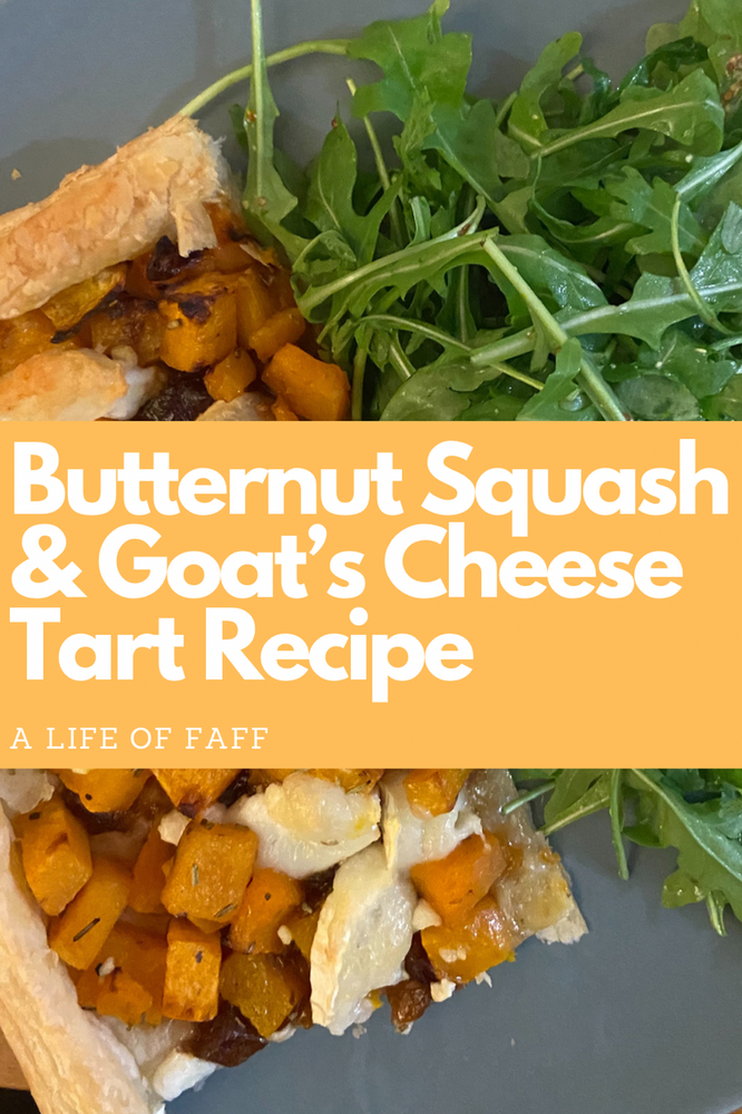 Roasted Butternut Squash & Goat’s cheese Tart