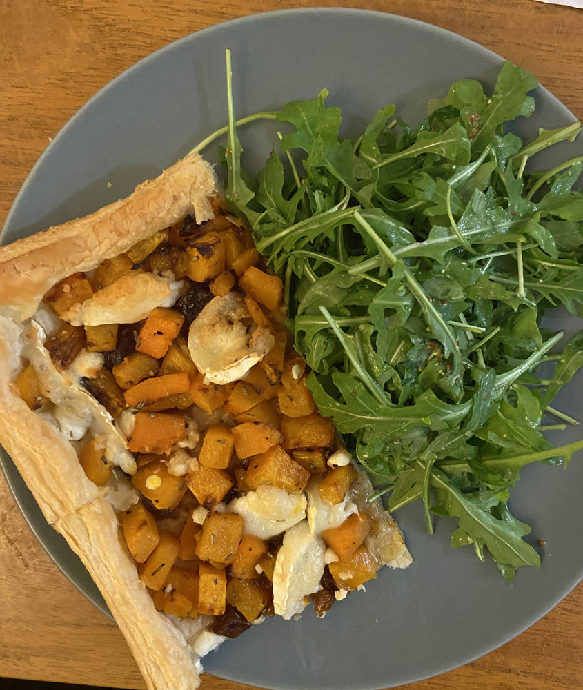 Roasted Butternut Squash & Goat’s cheese Tart