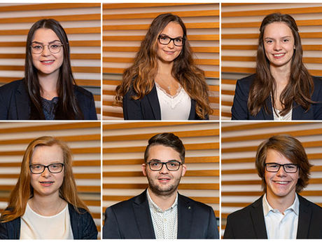 UNSERE AZUBIS AN DER TASTATUR