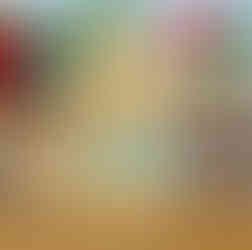 Blue circle earrings