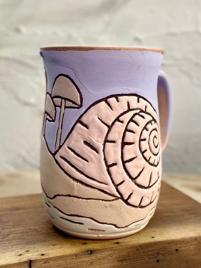 Snail with Mushroom Mug