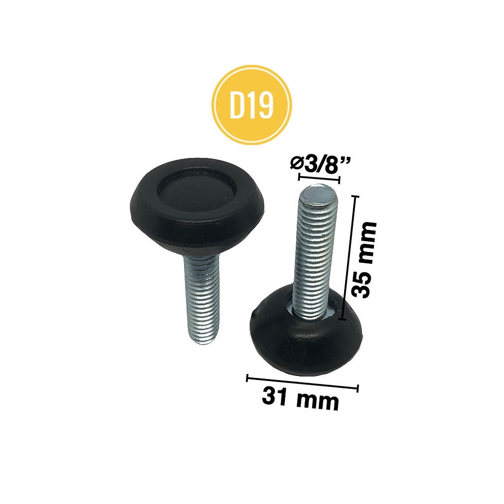 3/8" สกรู 31มม ฐาน (D19) สกรูปรับระดับ