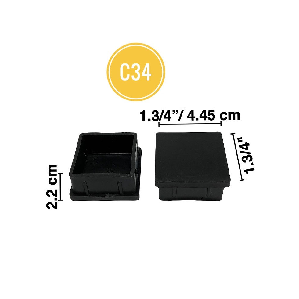 1 3/4" สี่เหลี่ยมสวมใน (C34) dj plastics